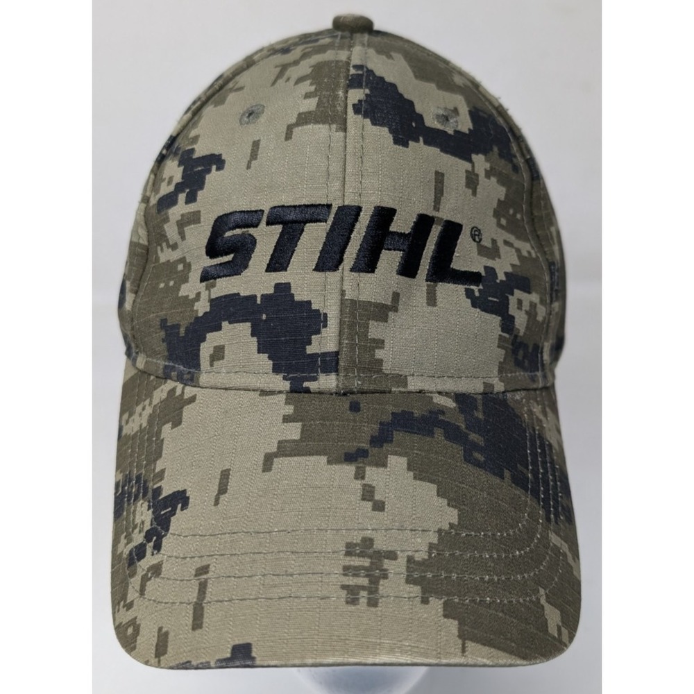 STIHL Hat Digital Camo Camoflague Hunting Cap Outdoor Strapback VTG